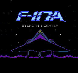 F-117A - Stealth Fighter Title Screen
